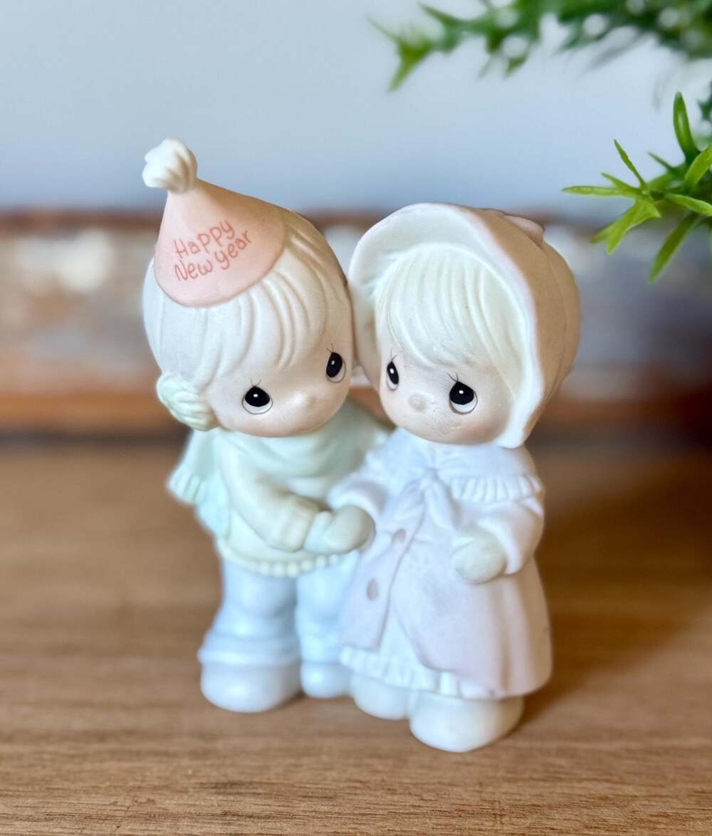 Precious Moments Leon and Evelyn Mae | 1994 Sugar Town Happy New Year